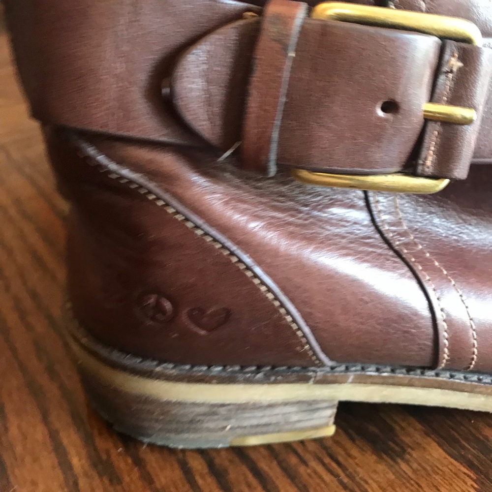 Lucky brand leather boots.